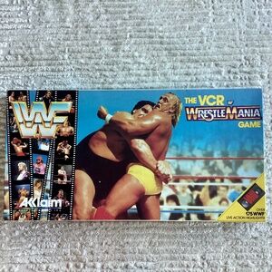 WWF VCR Wrestlemania Board Game 1988 Titan Sports Hulk Hogan Acclaim Compleat